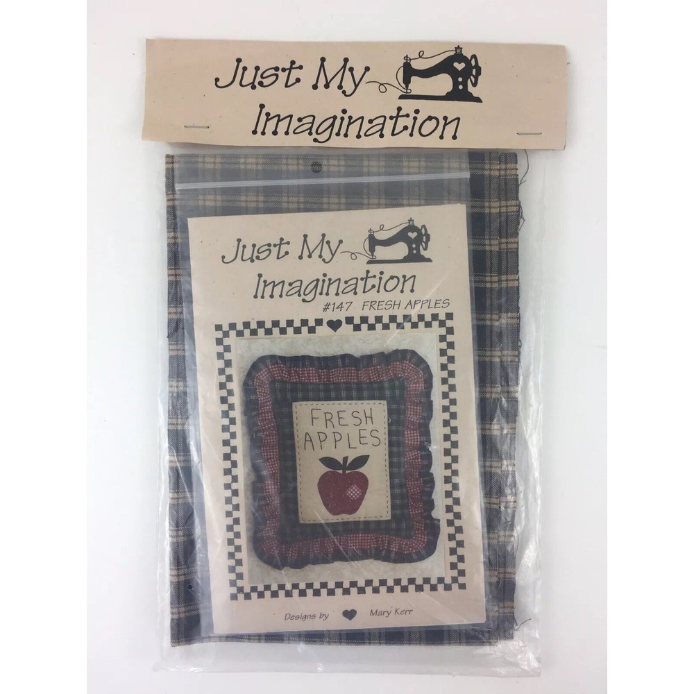 Just My Imagination #147 Fresh Apples Pillow Cushion Case Mary Kerr 12"x14" New